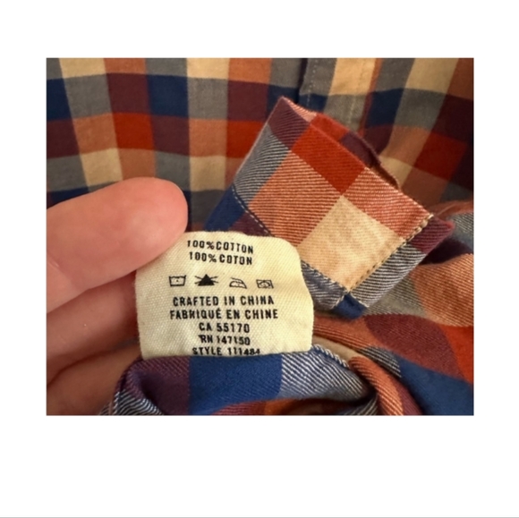 Frank & Oak Long Sleeve Plaid Buttoned Down Shirt - Picture 3 of 6